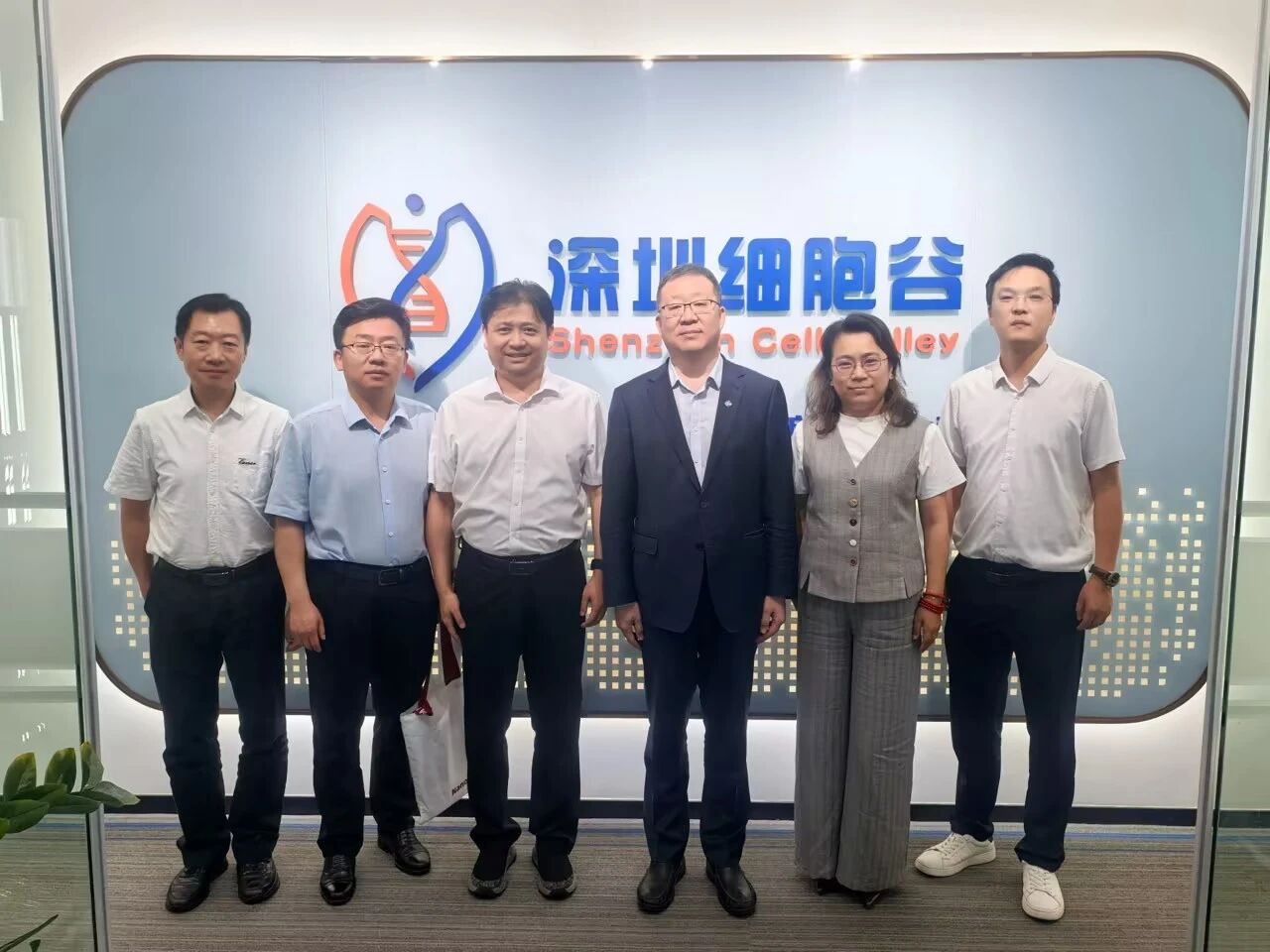 中国医药董事长杨光一行到访深圳k8com官网考察研讨